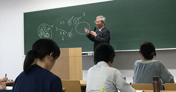 東京農業大学・田中越郎教授　講座風景