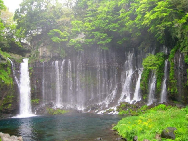 白糸ノ滝も富士山の地下水