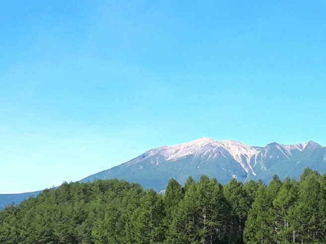 長野県の木曽地方では御嶽山などの名山が豊かな水を作り出す