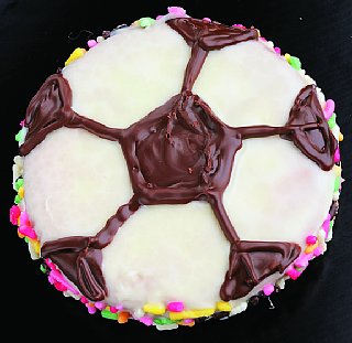 サッカーボールチョコ