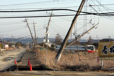 震度6強の地震に襲われた神栖市（茨城県）