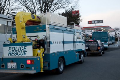 警察用レスキュー車両