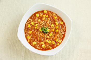 短時間のガス調理で作れる「トマトにゅうめん」