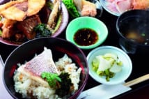 愛媛直送! 天然物の鯛がたっぷりの「鯛めし定食」は今が旬