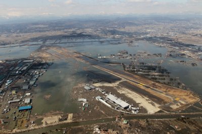 仙台空港（3月12日撮影）