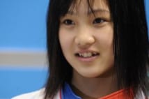 “第2の岩崎恭子”　美少女スイマー・渡部香生子の純真笑顔