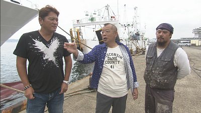 宮城県塩釜市を訪れた鶴瓶と佐々木さん
