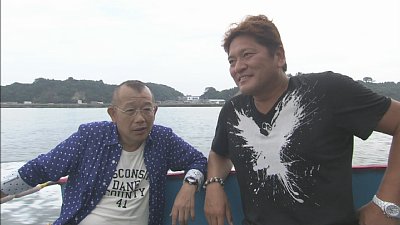 鶴瓶と佐々木さんは被災地で家族と再会
