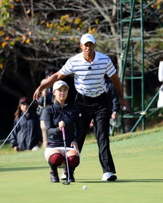 タイガー・ウッズと古閑美保