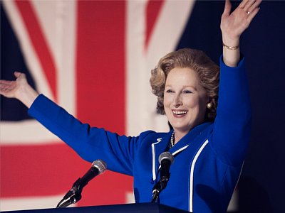 サッチャー役を演じるメリル・ストリープ(c)Pathé Productions Limited , Channel Four Television Corporation and The British Film Institute.