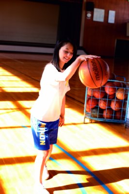 体操着姿の小池里奈ちゃん