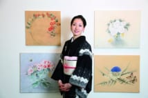 美人日本画家　写生は「命に喜び高ぶってざわざわしてくる」