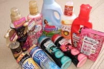 柔軟剤のほか、香り付けの粒状商品、ミストも人気商品に
