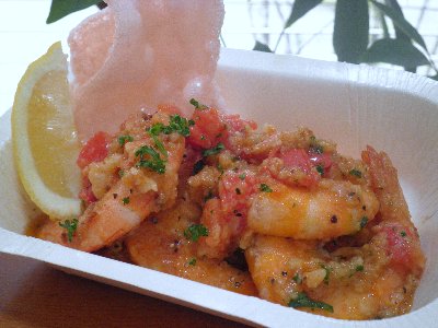 ガーリックシュリンプが人気の「BLUE Water Shrimp」