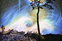 世界的影絵作家・藤城清治氏 被災地題材にした影絵展を開催