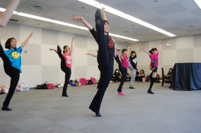 能力の高い子どもたちが集結。一番手前が中本さん