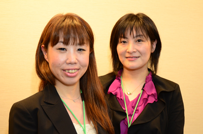 左:コンセイラー 梅本雅子さん 右:広報課 守田佳代さん