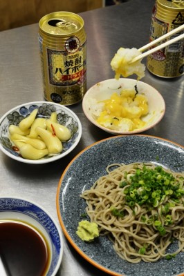 「この店のうまい料理には、焼酎ハイボールが一番合うんじゃないかな」（50代常連）