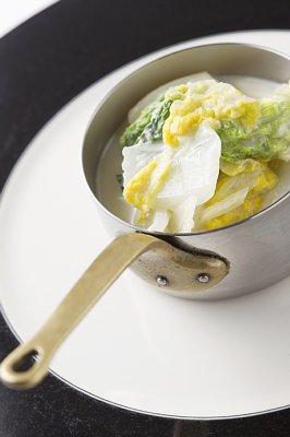 バストアップレシピ「白菜の豆乳煮」