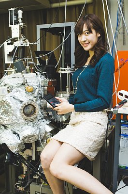 ミス理系グランプリの五十嵐美樹さん（上智大学）