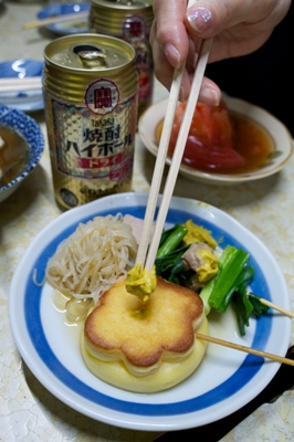 大阪天満宮に近いこの界隈の名物おでん梅焼き