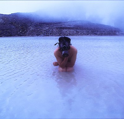 火口ゆえ火山性ガスも出る「中之島御岳火口の湯」