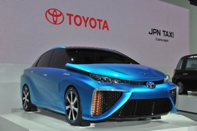 モーターショーにも出展されたトヨタの燃料電池コンセプトカー