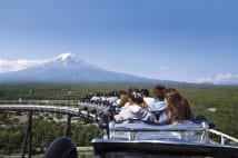 富士山絶景 富士急ハイランドのFUJIYAMAから雄大な姿