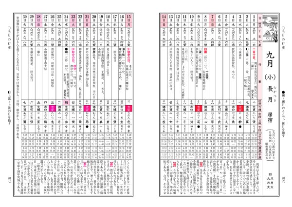 中段 二十八宿 など 暦の吉凶日の意味を専門家が解説 Newsポストセブン