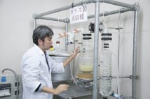 鹿児島大学農学部の焼酎学コース　薩摩芋から育て焼酎手造り