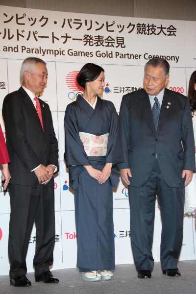 大会組織委員会の森喜朗会長の姿も