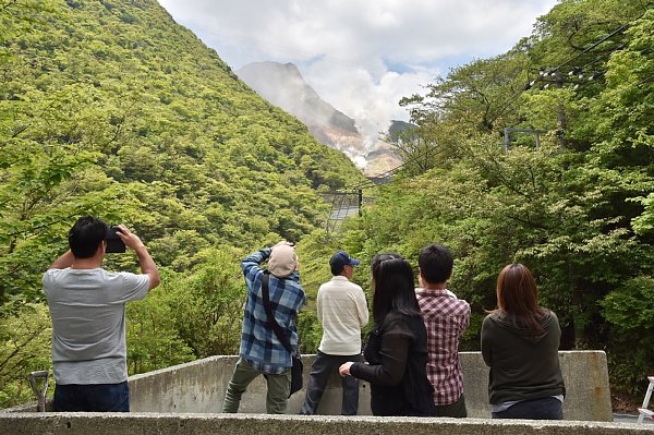 箱根山噴火の可能性で箱根駅伝に影響も？（5月撮影）