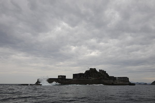 軍艦島の全景