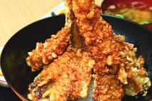 深海天丼　メギスやドンコを使用し口の中でとけるような食感