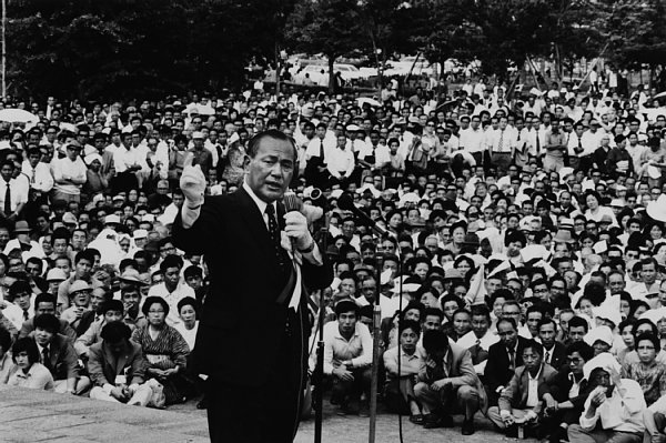 岡崎勝久氏が撮影した田中角栄氏（1974年）