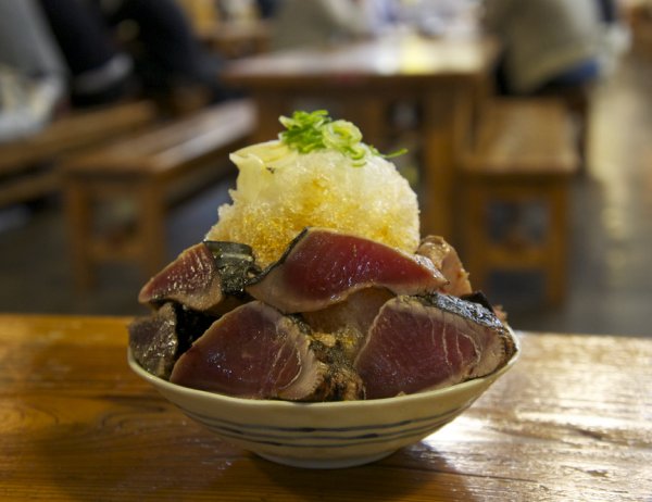 『ほてい茶屋』の土佐氷（320円）