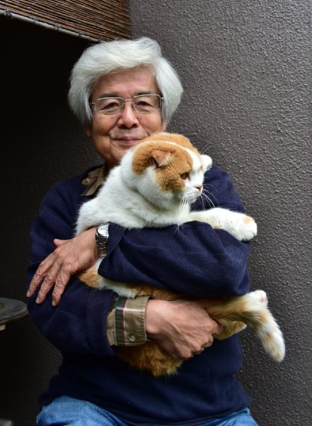 養老孟司さんと愛猫のまる