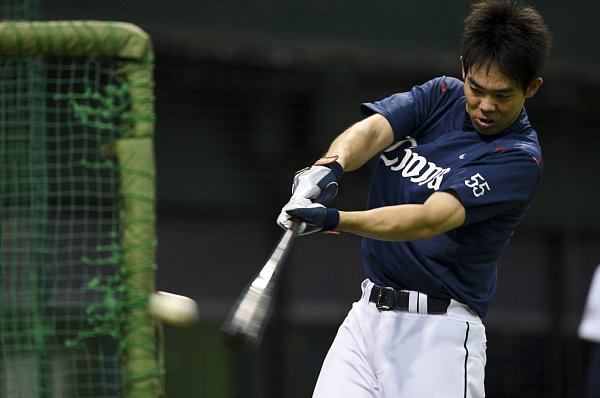 不動のレギュラーとなっても練習では誰より汗を流す秋山翔吾