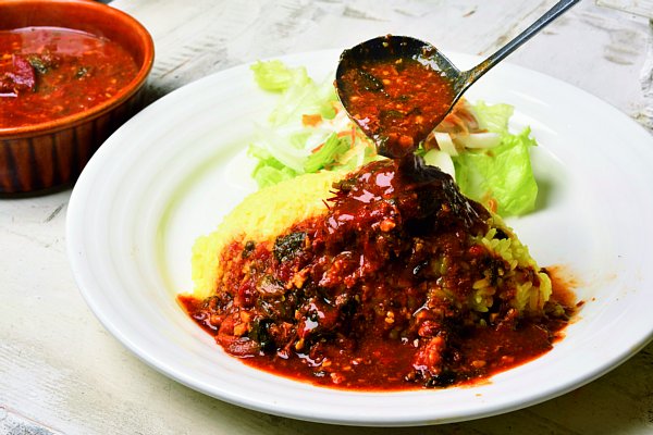 『とんがらし』の豚バラ軟骨カレー