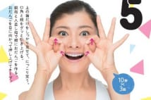 ほうれい線を解消する顔ヨガ(『日めくり まいにち、顔ヨガ!』より)