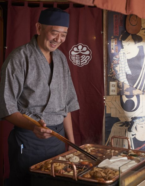 浅草の老舗おでん店「大多福」5代目の舩大工栄さん