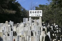 行き場失った墓石の安置所が大忙し 「墓じまい」の急増が背景
