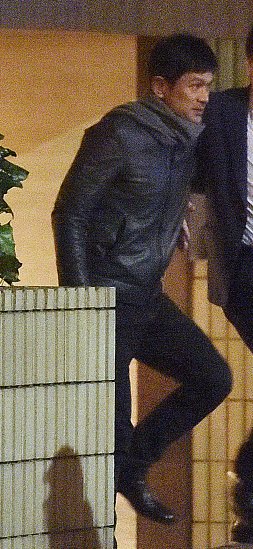 打ち上げには江口洋介の姿もあった