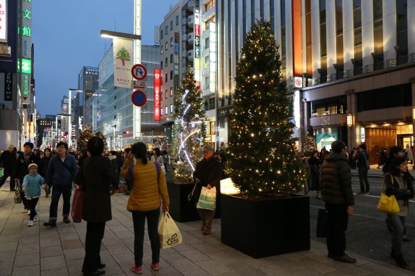 13万個のLEDイルミネーションの様子