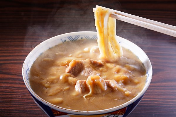 「朝松庵」のカレー南蛮うどん