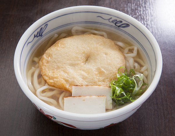 「隠れ岩松」のかけうどん＋長崎丸天