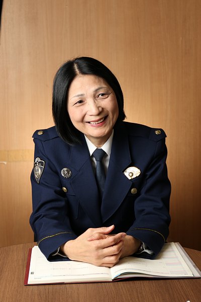 築地署副署長の早乙女真由美さん