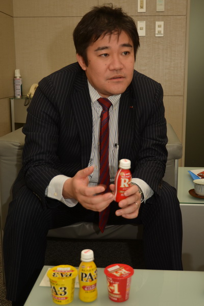 明治市乳営業本部の小沢謙介氏
