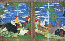 伊藤若冲の「桝目描き」 江戸時代のデジタル画と評される