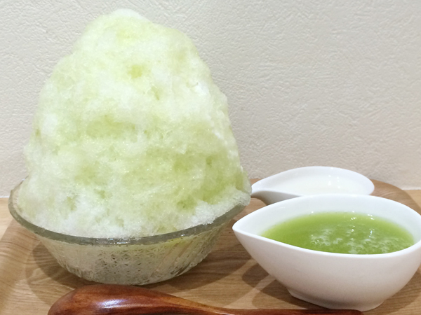 かき氷工房　雪菓の「生メロン」750円